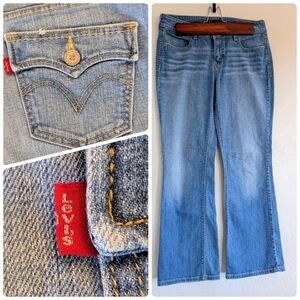 Levi's 526 Red Tab Slender Boot Cut jeans Retro Western Denim Core Durable